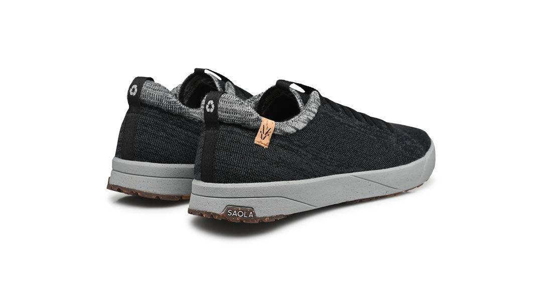 Cannon Knit M 2.0 Wool Black - Steel Grey - SAOLA EUROPE © 2024
