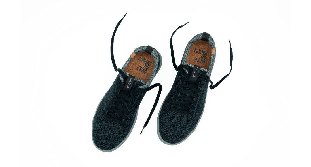 Cannon Knit M 2.0 Wool Black - Steel Grey - SAOLA EUROPE © 2024
