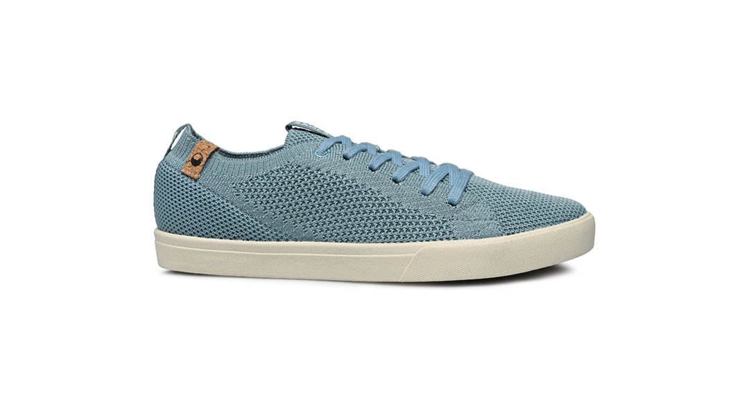 Basket femme de couleur smoke blue vue du coté droit