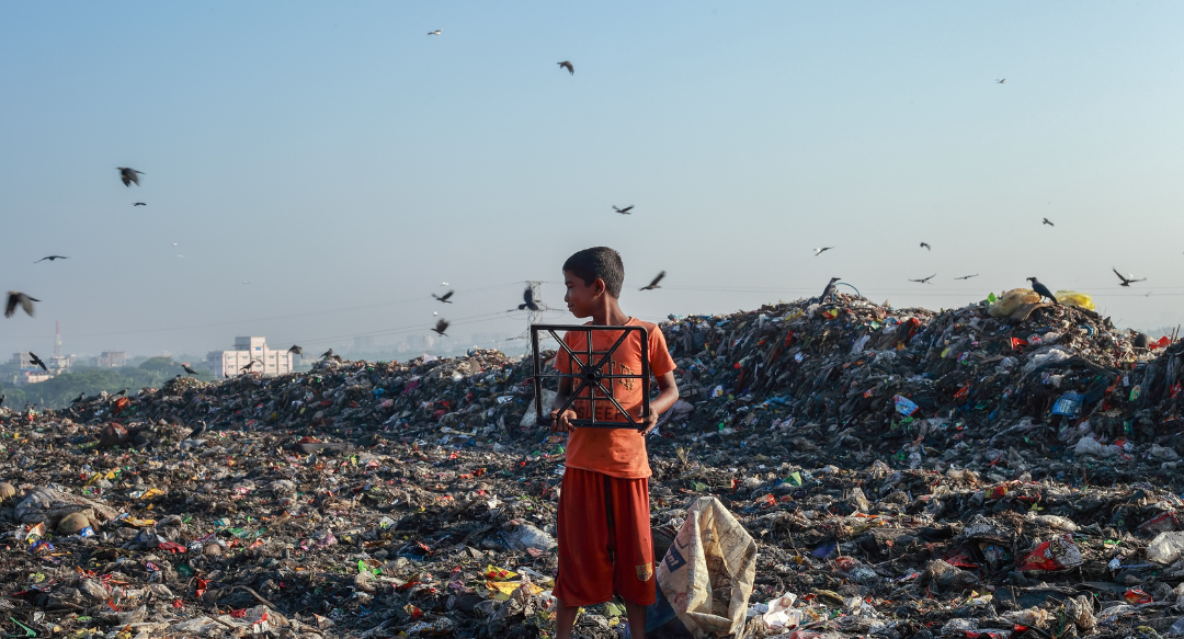la pollution de l'industrie de textile