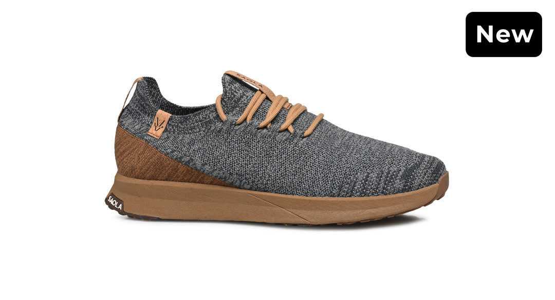 Tsavo M 2.0 Wool Steel Gray - Tobacco