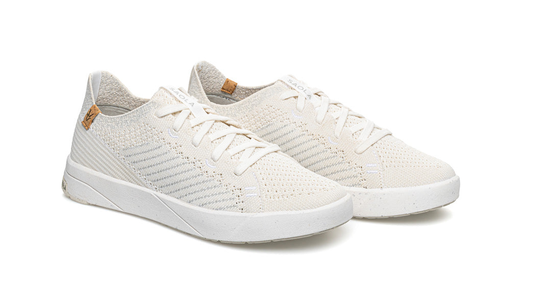 Cannon Knit 3 W White Silver